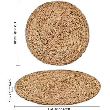 Elegant Defined Deco Woven Placemats for Every Occasion