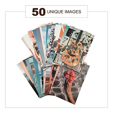 PROCIDA Aesthetic Wall Decor for Teen Girls 50 Piece Set