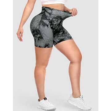 Seamless High Waisted Butt Lifting Scrunch Shorts