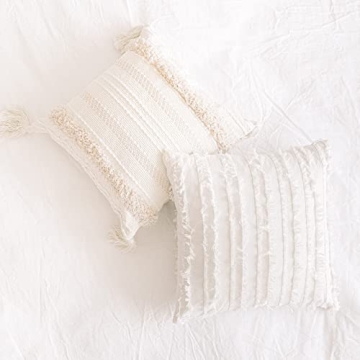Stylish Ivory Decorative Pillow Covers for Home Decor