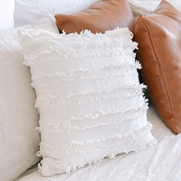 Stylish Ivory Decorative Pillow Covers for Home Decor