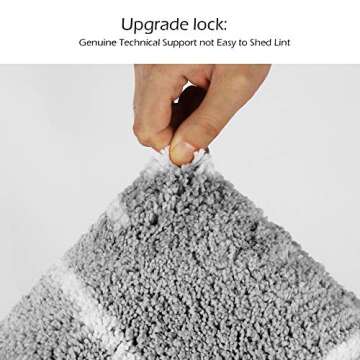 LIVEBOX Kids Play Mat, Hopscotch Area Rug Runner 24"x60" Soft Plush Playroom Carpet Non-Slip Children Numbers Educational & Fun Throw Rugs for Girls Bedroom Decor Nursery Best Shower Gift (Gray)