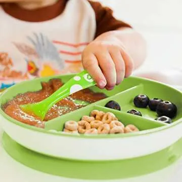 Munchkin Stay Put Bowls and Divided Plates for Toddlers