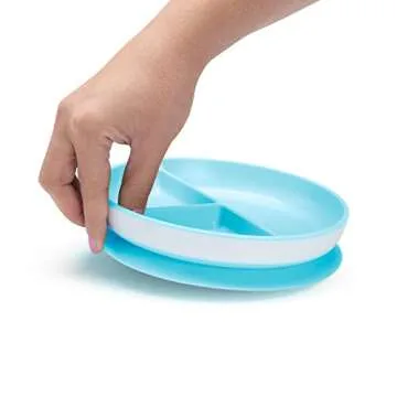 Munchkin Stay Put Bowls and Divided Plates for Toddlers