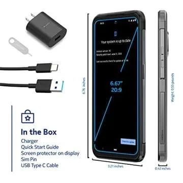 Nokia XR20 5G, Android 11, Unlocked Rugged Smartphone, Dual SIM, US Version, 6/128GB, 6.67-Inch Screen, 48MP Dual Camera, Granite