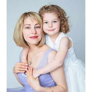 Custom Mother's Day Gift • Mom Necklace with Kids Birthstones and Dainty Name Charms • Personalized Initial Charm Necklace • Family Generations Gift for Women • 14k Gold Filled or 925 Silver [TPCSwOV]