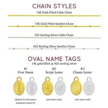 Custom Mother's Day Gift • Mom Necklace with Kids Birthstones and Dainty Name Charms • Personalized Initial Charm Necklace • Family Generations Gift for Women • 14k Gold Filled or 925 Silver [TPCSwOV]