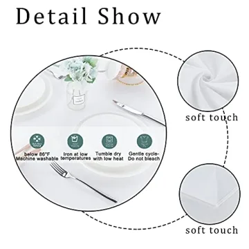 Fitable Rectangle Tablecloth Stain and Wrinkle Resistant