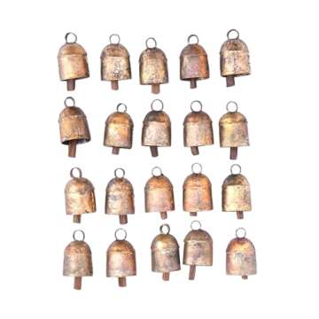 Vivanta Rustic Vintage Christmas Cow Bells for Crafts