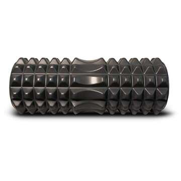 Planet Fitness Muscle Massager Foam Roller for Deep Tissue Massage, Back, Trigger Point Therapy, Gre...