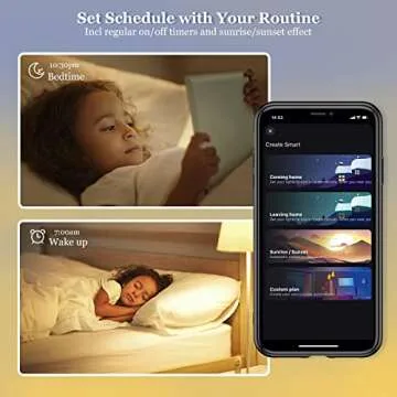 Vanance Smart Light Bulb, WiFi & Bluetooth 5.0, A19 E26 800LM Color Changing Light Bulb, Warm to Cool White, Dimmable LED Lights, App Control, UL Listed, No Hub Required, Works with Alexa Google Home