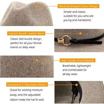 Stylish Lisianthus Fedora Hat for Every Outdoor Occasion