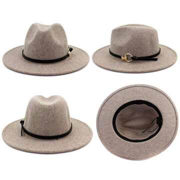 Stylish Lisianthus Fedora Hat for Every Outdoor Occasion