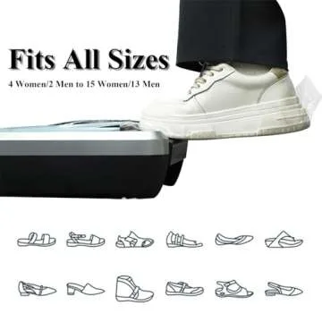 Automatic Shoe Cover Dispenser Machine, Shoe Film Machine Containing 263 Ft of Disposable Shoe Film, Shoe Wrapping Machine for All Sizes, Disposable Shoe Films Keep House Floors and Rugs Clean