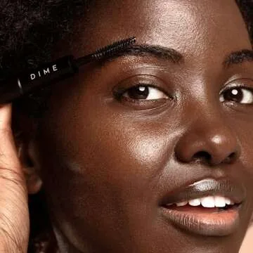 DIME Beauty Boost Duo, Travel-Sized Eyelash Boost Serum and Eyebrow Enhancing Gel Combo, Lash and Eyebrow Growth Serum, 3 ml of Each