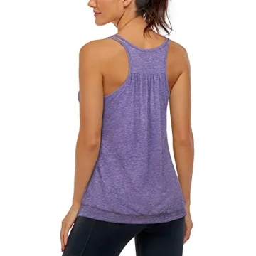 BLEVONH Women’s Yoga Tank Top with Built-in Bra