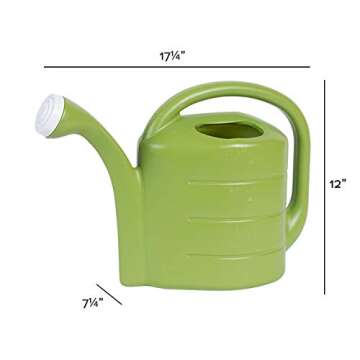 Root & Vessel 30413 Deluxe 2-Gallon Watering Can, Green
