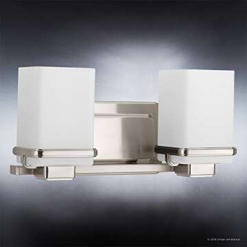 Urban Ambiance Brushed Nickel Bathroom Vanity Light