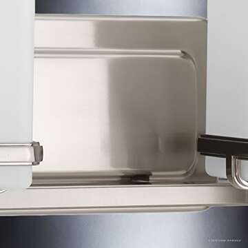 Urban Ambiance Brushed Nickel Bathroom Vanity Light