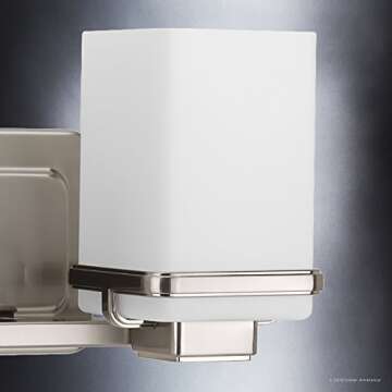 Urban Ambiance Brushed Nickel Bathroom Vanity Light