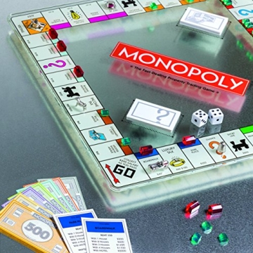 Monopoly Glass Edition by WS Game Company for Elegant Gamers