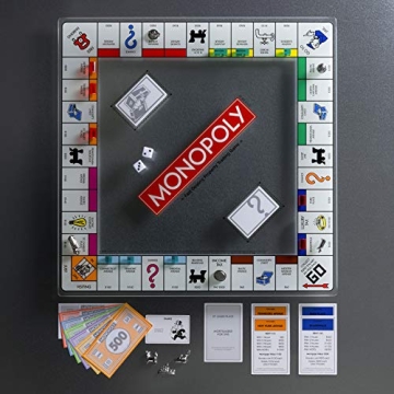 Monopoly Glass Edition by WS Game Company for Elegant Gamers