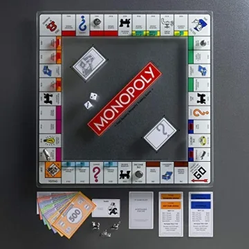 Monopoly Glass Edition by WS Game Company for Elegant Gamers