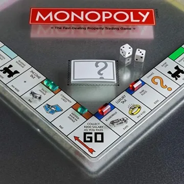Monopoly Glass Edition by WS Game Company for Elegant Gamers