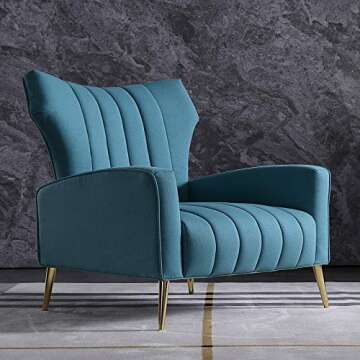 Osring 4 Inch Furniture Table Legs Golden, Steel Round Tapered Modern Sofa Feet, Straight Metal Furniture Legs Hardware for Cabinet and Couch, 4 Pack