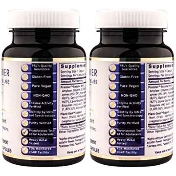 Premier Research Labs Premier Digest Dietary Supplement, 60 capsules (2 Pack)