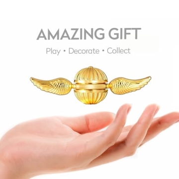 Premium Gold Fidget Spinner for Stress Relief and Focus