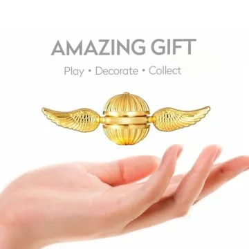 Premium Gold Fidget Spinner for Stress Relief and Focus