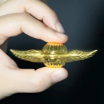 Premium Gold Fidget Spinner for Stress Relief and Focus