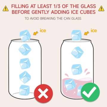 Wife Gifts - Gifts for Wife from Husband - Wedding Anniversary for Her, Birthday Gifts for Wife, Mothers Day Gifts for Wife/Her - I Love You Gifts for Her, Romantic Gifts for Her - 16 Oz Can Glass