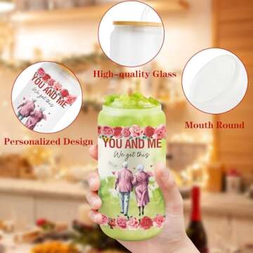 Wife Gifts - Gifts for Wife from Husband - Wedding Anniversary for Her, Birthday Gifts for Wife, Mothers Day Gifts for Wife/Her - I Love You Gifts for Her, Romantic Gifts for Her - 16 Oz Can Glass