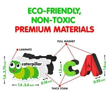 Vibrant Foam Magnets for Engaging Learning Activities