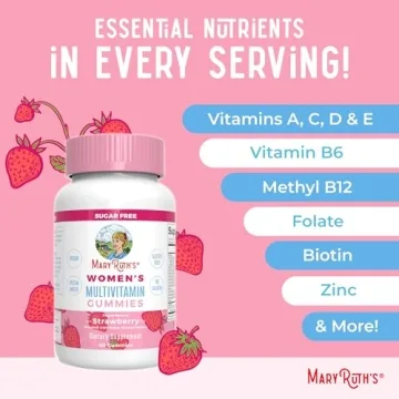 MaryRuth Organics Multivitamin for Women 14 | Women's Multivitamin Gummies | Immune Support Daily Women's Multivitamin | Skin Health | Sugar Free | Vegan | Non-GMO | 60 Count