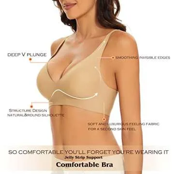 Comfortable Wirefree Seamless Bra for Everyday Use