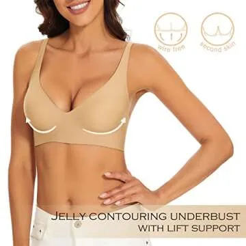 Comfortable Wirefree Seamless Bra for Everyday Use
