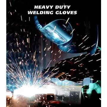 SpecxArmor® Graywolf® Kevlar Aluminized Heat Resistant Welding Glove/Large/1472°F │Fire Gloves│Kevlar Gloves│High Heat Gloves │Foundry Gloves │