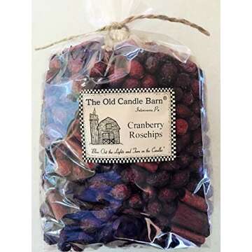 Cranberry Rosehips Potpourri - USA Made Fragrant Decor