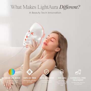 Project E Beauty LED Face Mask | 7 Light Colors for Radiant Skin