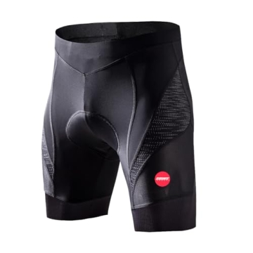 Eco-daily Men's Cycling Shorts Padded Bicycle Riding Half Pants Bike Biking Cycle Tights (Reflective...