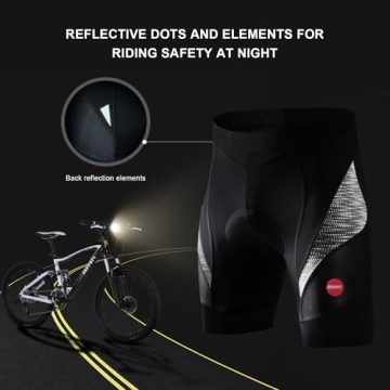 Eco-daily Men's Cycling Shorts Comfortable Padded Design