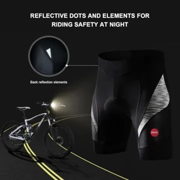 Eco-daily Men's Cycling Shorts Comfortable Padded Design