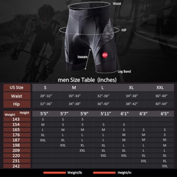 Eco-daily Men's Cycling Shorts Comfortable Padded Design