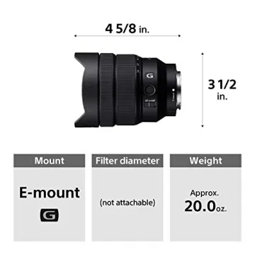 Sony FE 12-24mm F4 G Wide-Angle Zoom Lens for Photographers