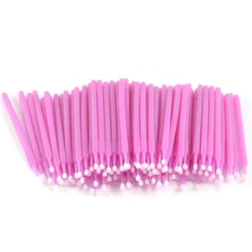 Disposable Micro Applicator Micro Brush - 100 Count Pink