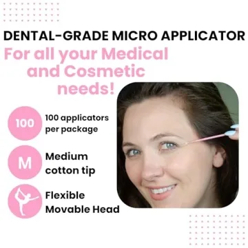 Disposable Micro Applicator Brush for Makeup Precision