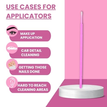 Disposable Micro Applicator Brush for Makeup Precision